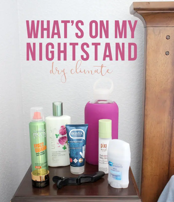 MY CROWDED NIGHTSTAND IS MY FAVORITE PART OF THE BEDROOM